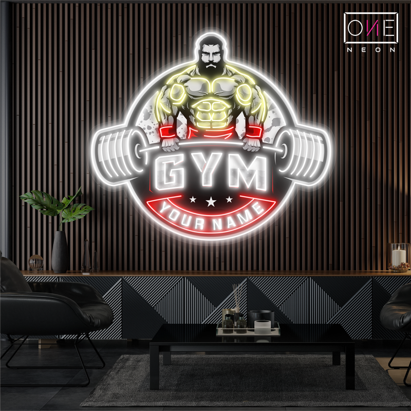 Bodybuilding Gym Artwork Led Neon Sign