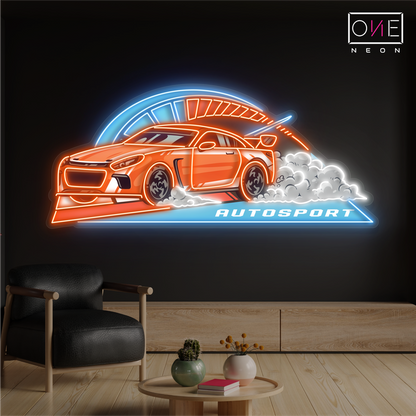 Speed Racer Artwork Led Neon Sign