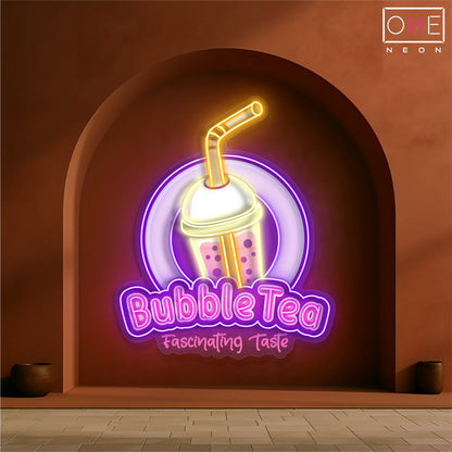 Bubble Tea Artwork Led Neon Sign