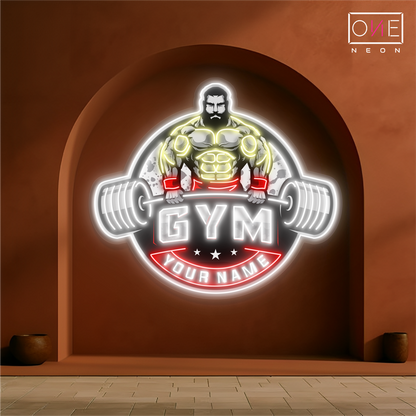 Bodybuilding Gym Artwork Led Neon Sign