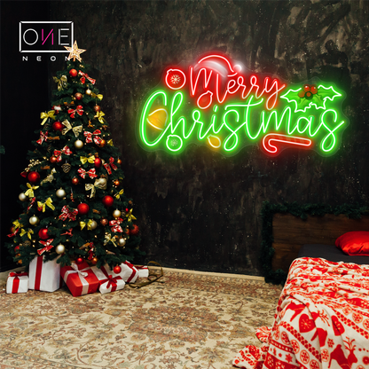 Merry Christmas Artwork Led Neon Sign