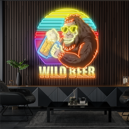 Wild Beer Artwork Led Neon Sign