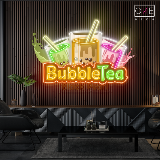 Bubble Tea Bliss Artwork Led Neon Sign