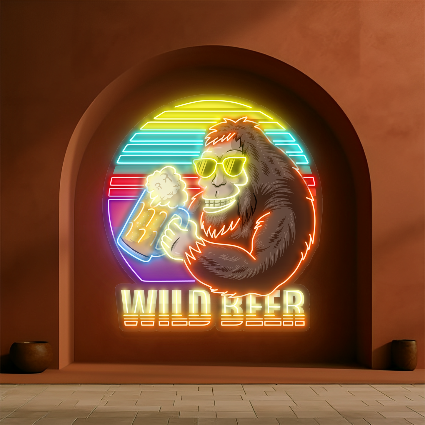 Wild Beer Artwork Led Neon Sign