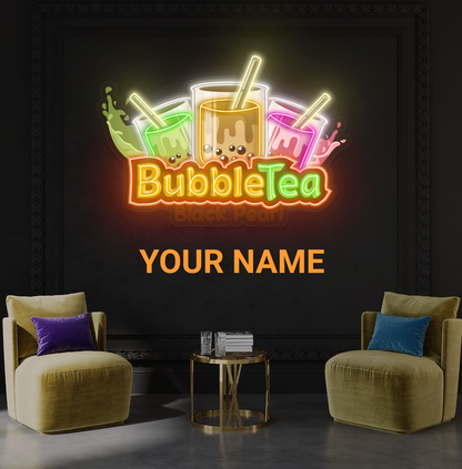 Bubble Tea Bliss Artwork Led Neon Sign