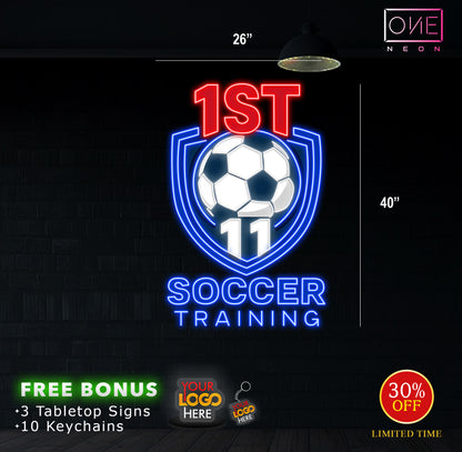 SOCCER TRAINING | Led Neon Sign (INDOOR)