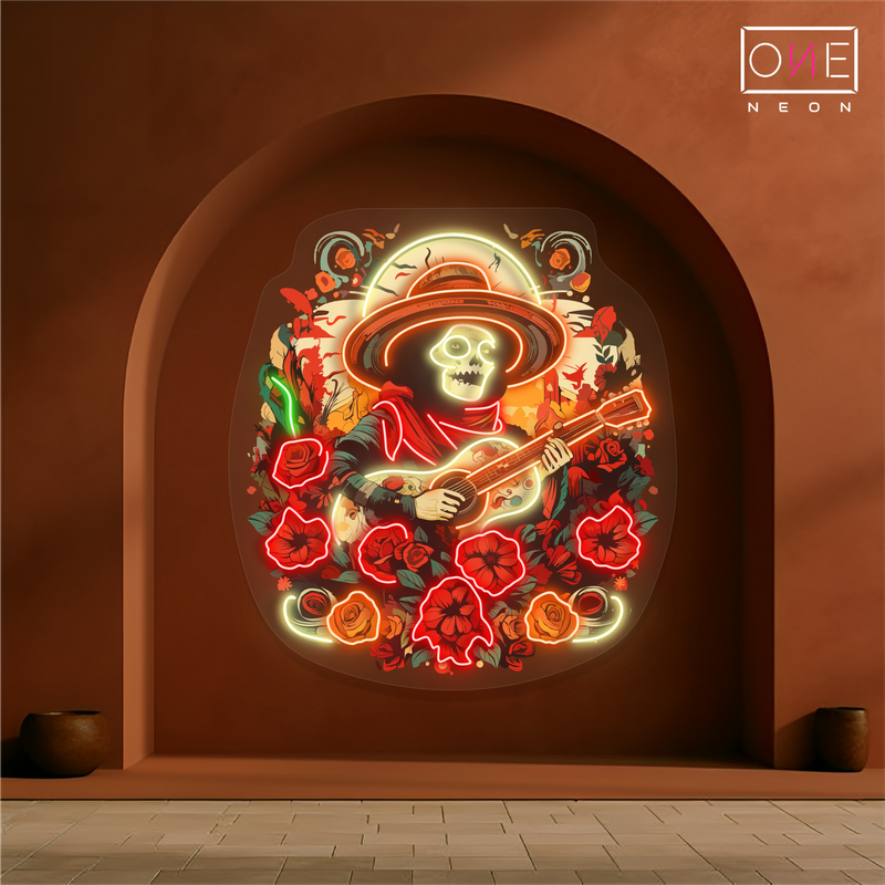 Mariachi Serenade Artwork Led Neon Sign