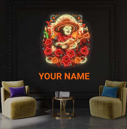 Mariachi Serenade Artwork Led Neon Sign