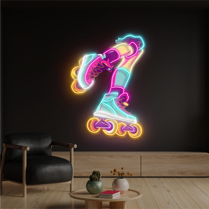 Roller Vibes Artwork Led Neon Sign