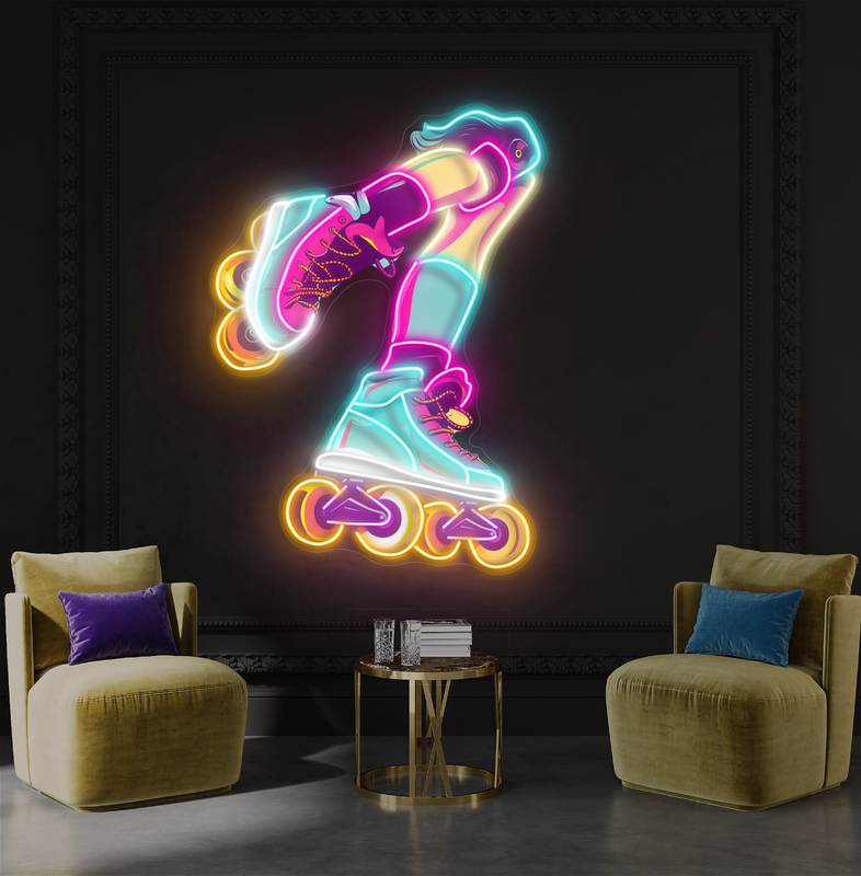 Roller Vibes Artwork Led Neon Sign