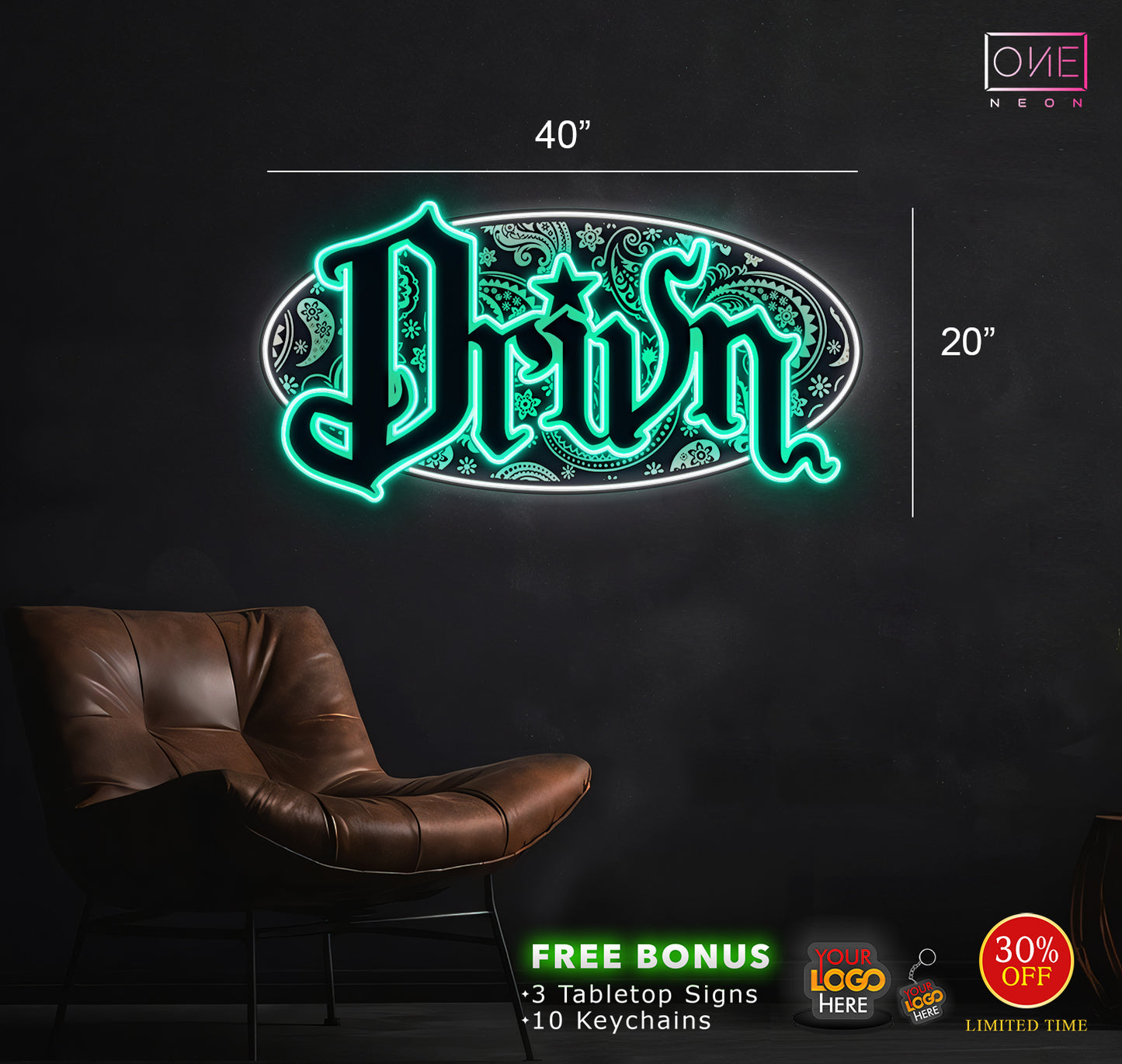 DRIVN| LED Neon Sign (INDOOR)