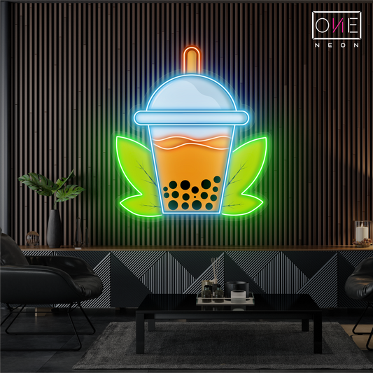 Boba Tea Artwork Led Neon Sign