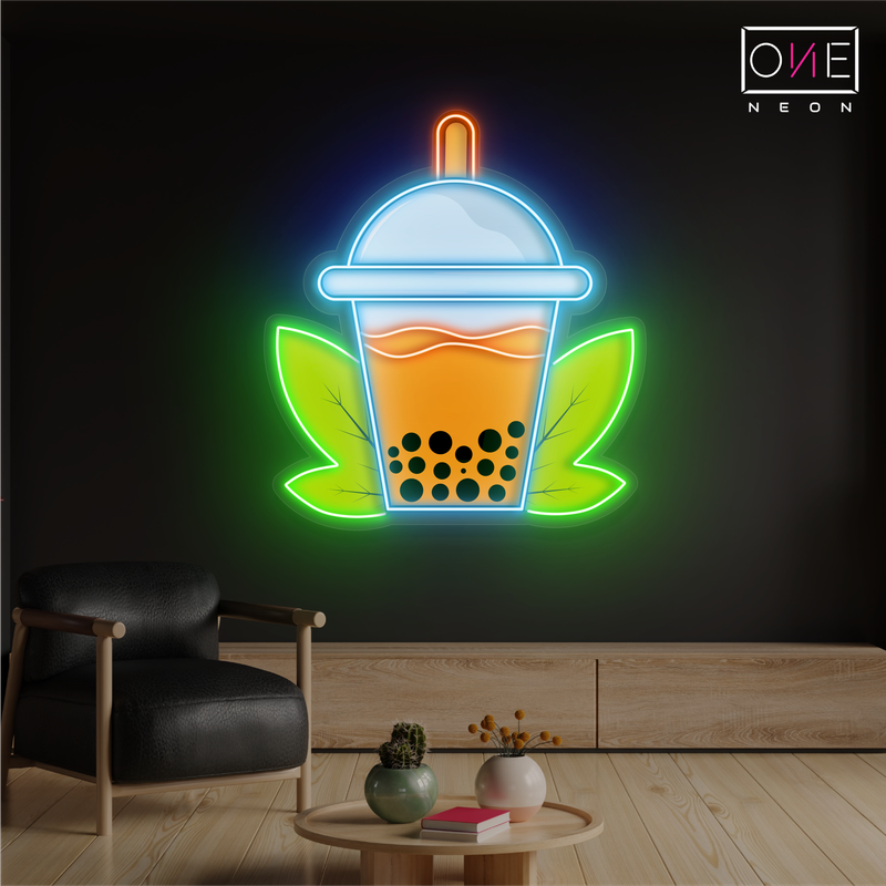 Boba Tea Artwork Led Neon Sign