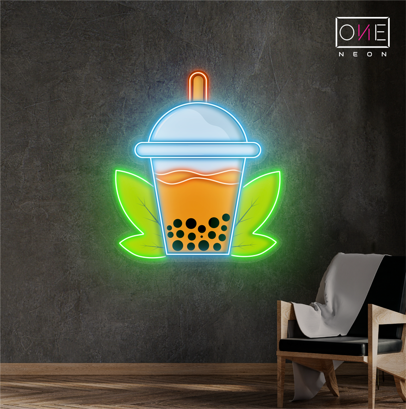 Boba Tea Artwork Led Neon Sign