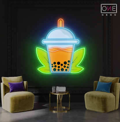 Boba Tea Artwork Led Neon Sign