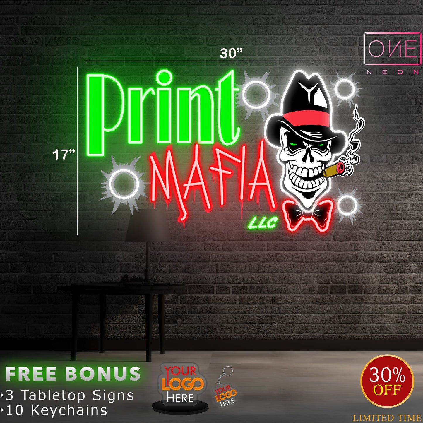 PRINT MAFIA LLC  | Led Neon Sign (INDOOR USE)
