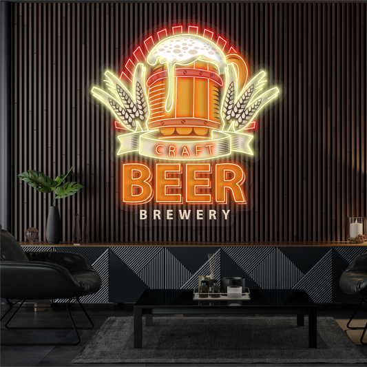 Beer Brewery Artwork Led Neon Sign