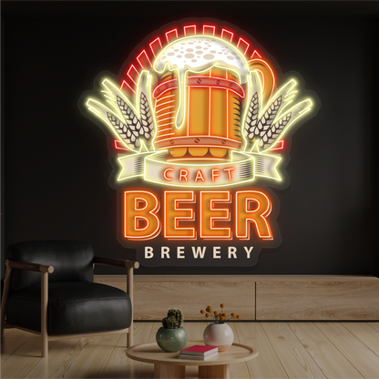 Beer Brewery Artwork Led Neon Sign