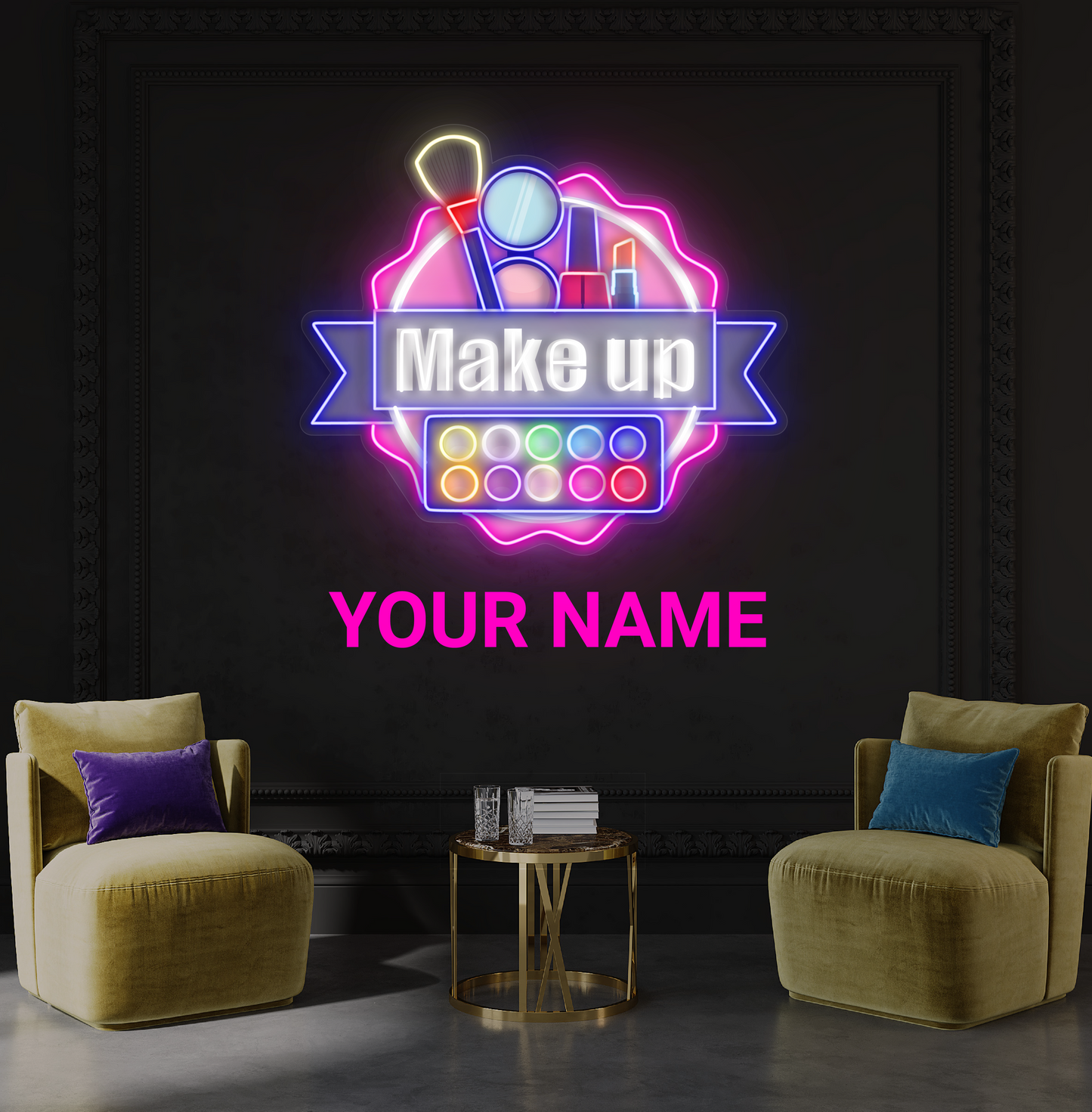 Beauty Palette Artwork Led Neon Sign