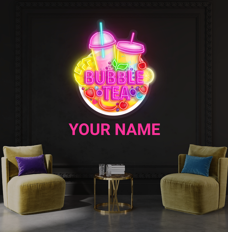 Sweet Bubble Tea Artwork Led Neon Sign