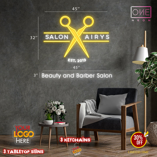 Salon Beauty and Barber | 2 Led Neon Signs