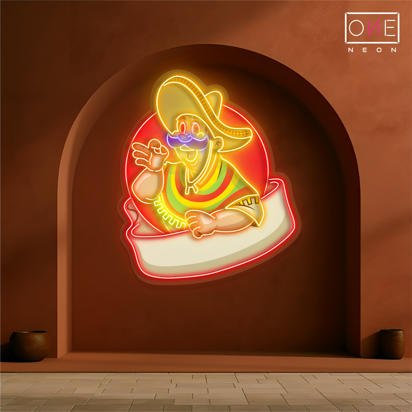 Fiesta Señor Artwork Led Neon Sign