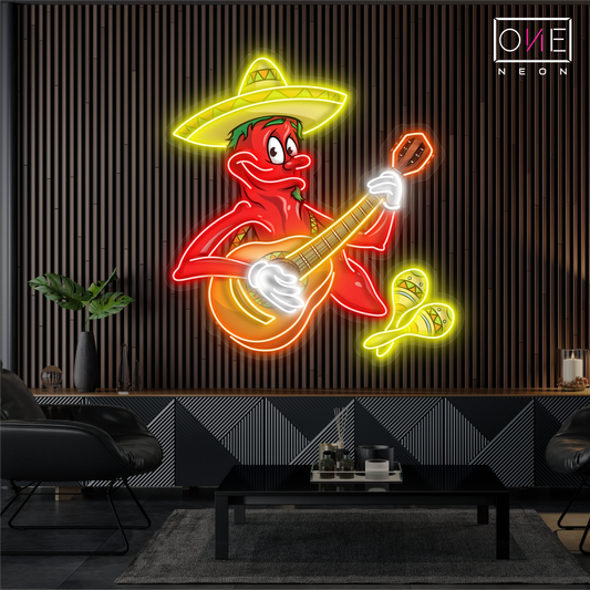 Chili Serenade Artwork Led Neon Sign