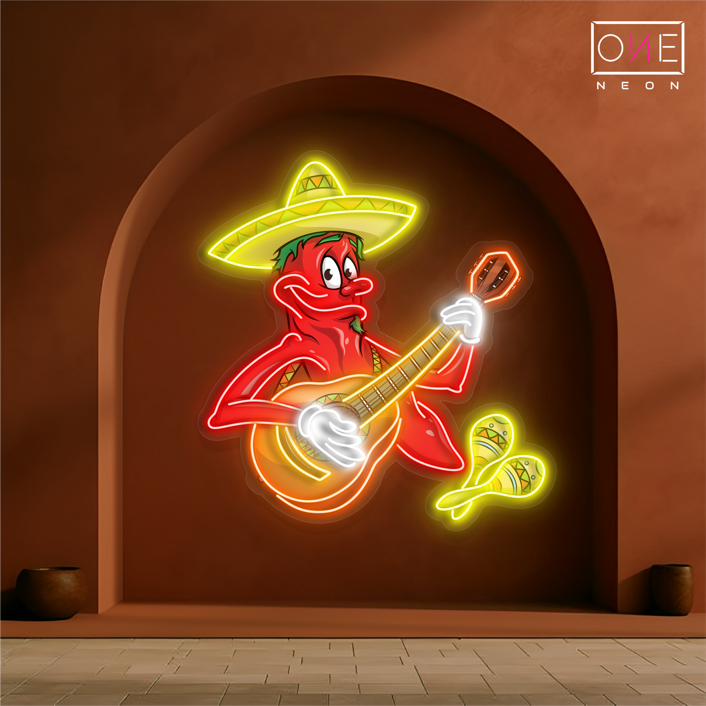 Chili Serenade Artwork Led Neon Sign