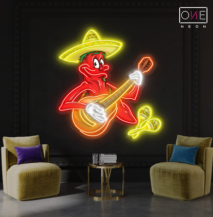 Chili Serenade Artwork Led Neon Sign