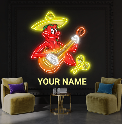 Chili Serenade Artwork Led Neon Sign