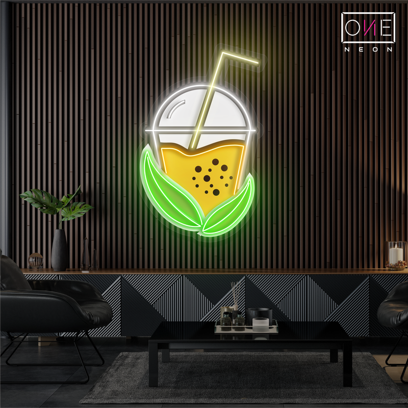 Boba Tea Artwork Led Neon Sign