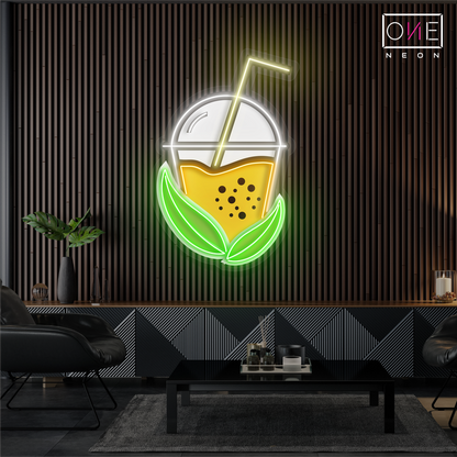 Boba Tea Artwork Led Neon Sign