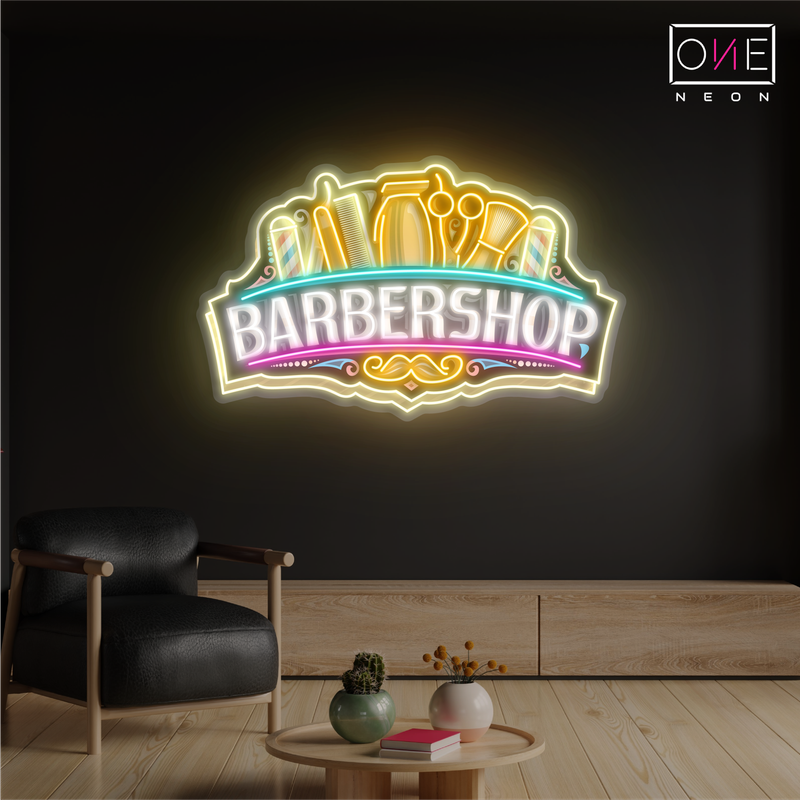 Barbershop Artwork Led Neon Sign