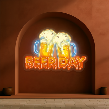 Beer Day Artwork Led Neon Sign