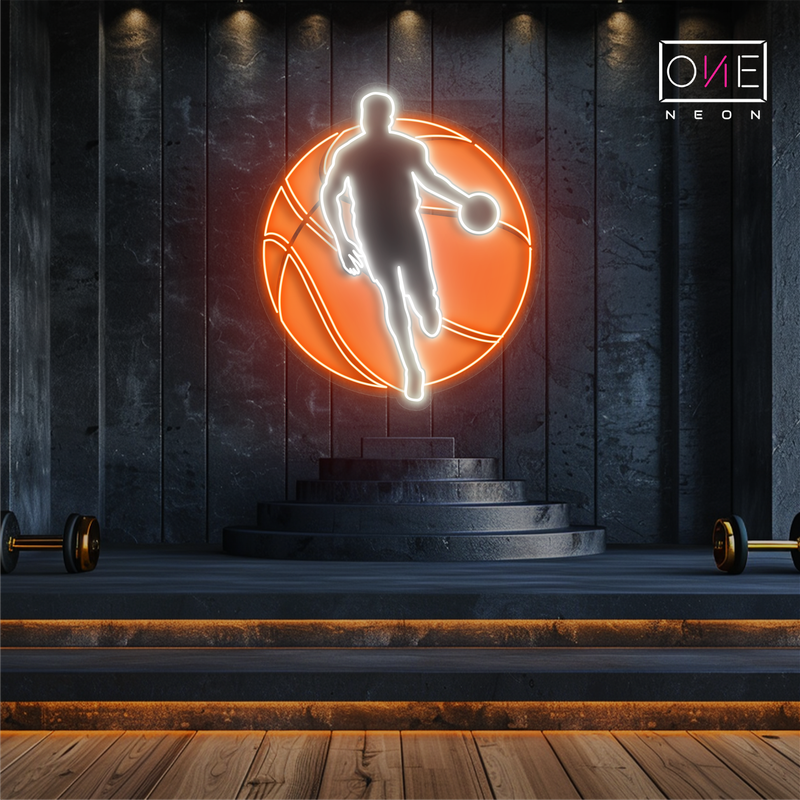 Basketball Artwork Led Neon Sign