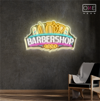 Barbershop Artwork Led Neon Sign