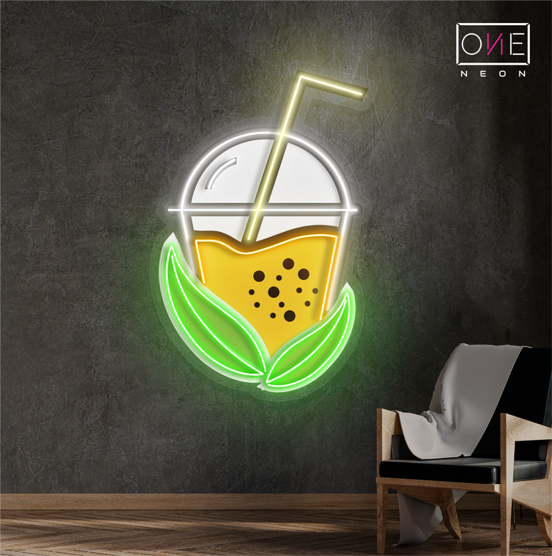 Boba Tea Artwork Led Neon Sign