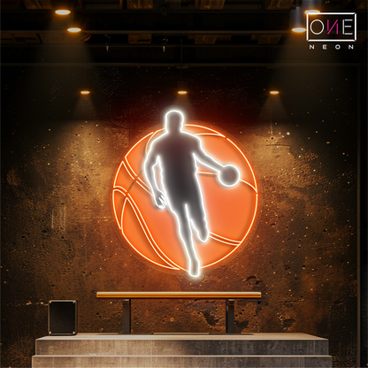 Basketball Artwork Led Neon Sign