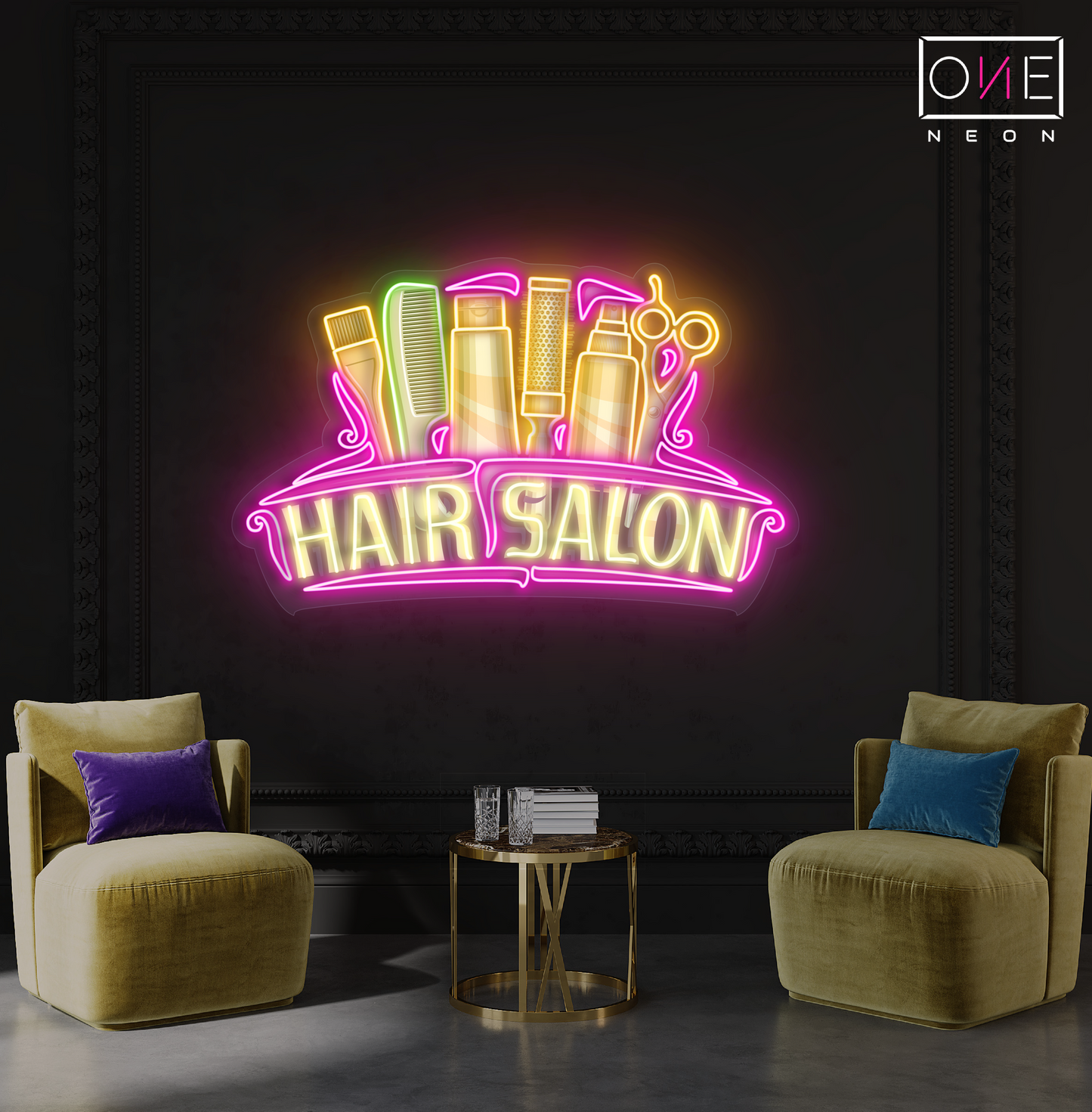 Hair Salon Artwork Led Neon Sign