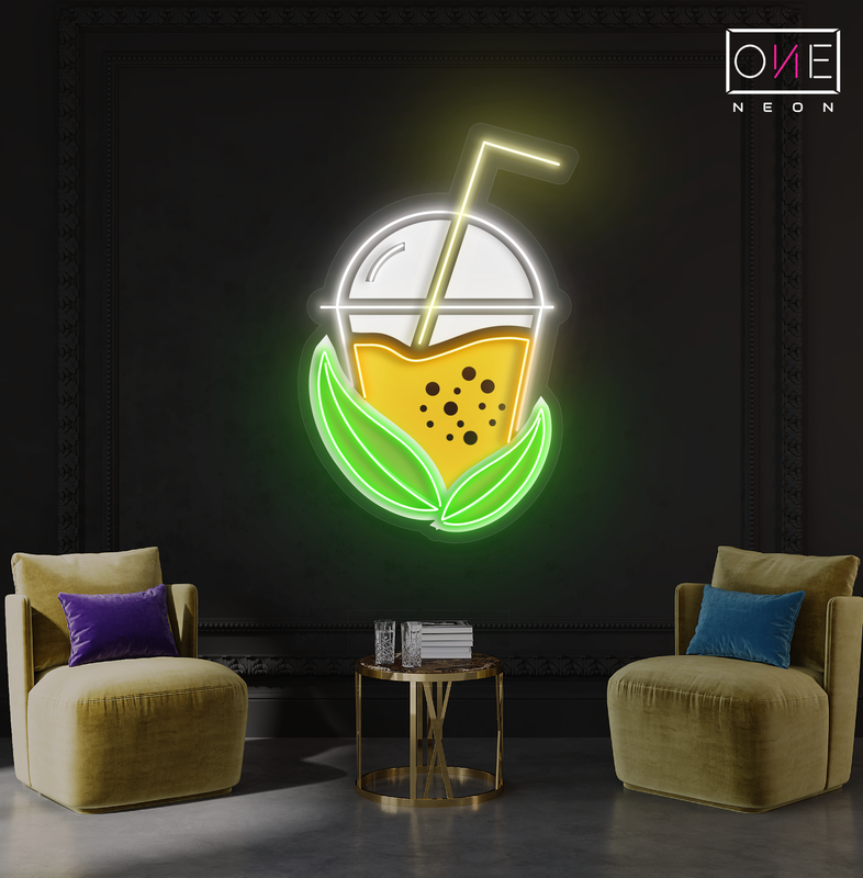 Boba Tea Artwork Led Neon Sign