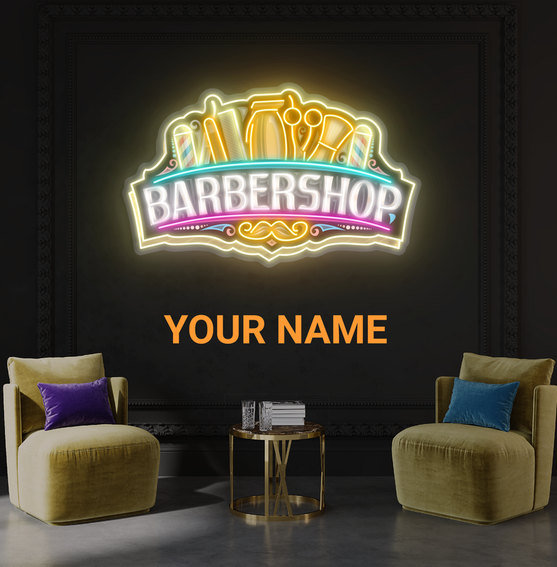 Barbershop Artwork Led Neon Sign