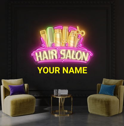 Hair Salon Artwork Led Neon Sign