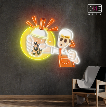 Boba Sip & Shine Artwork Led Neon Sign