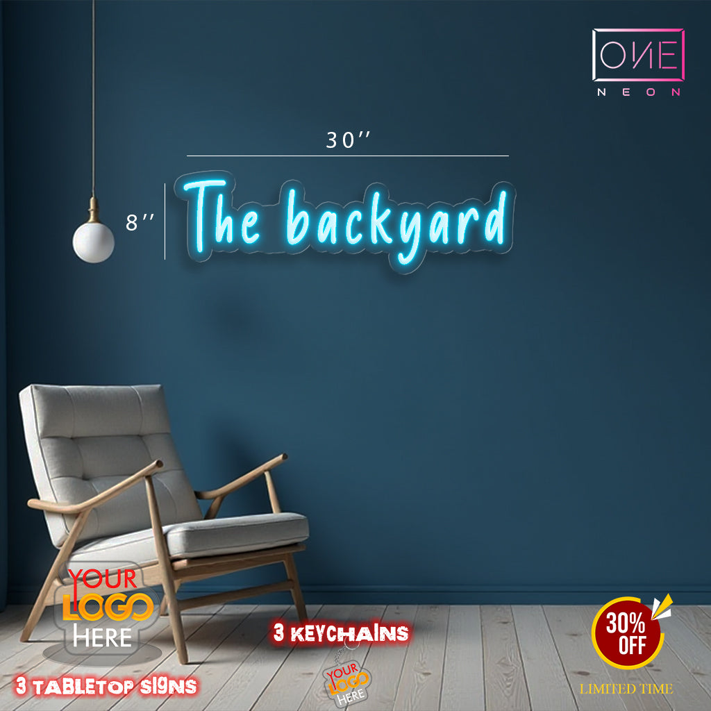 The backyard| LED Neon Sign