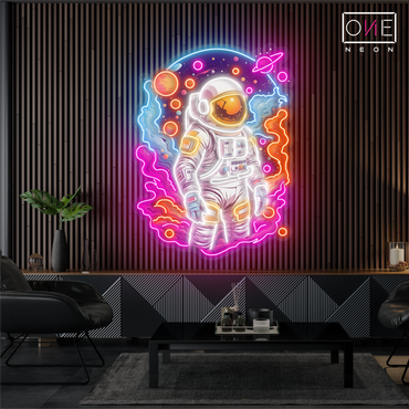 Stellar Adventurer Artwork Led Neon Sign