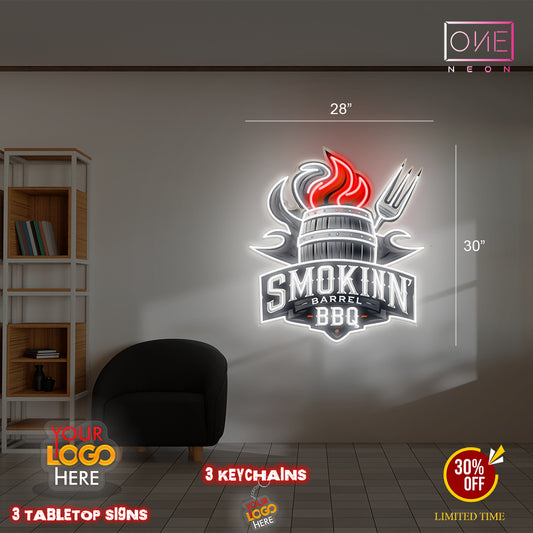SMOKINN BBQ | LED Neon Sign