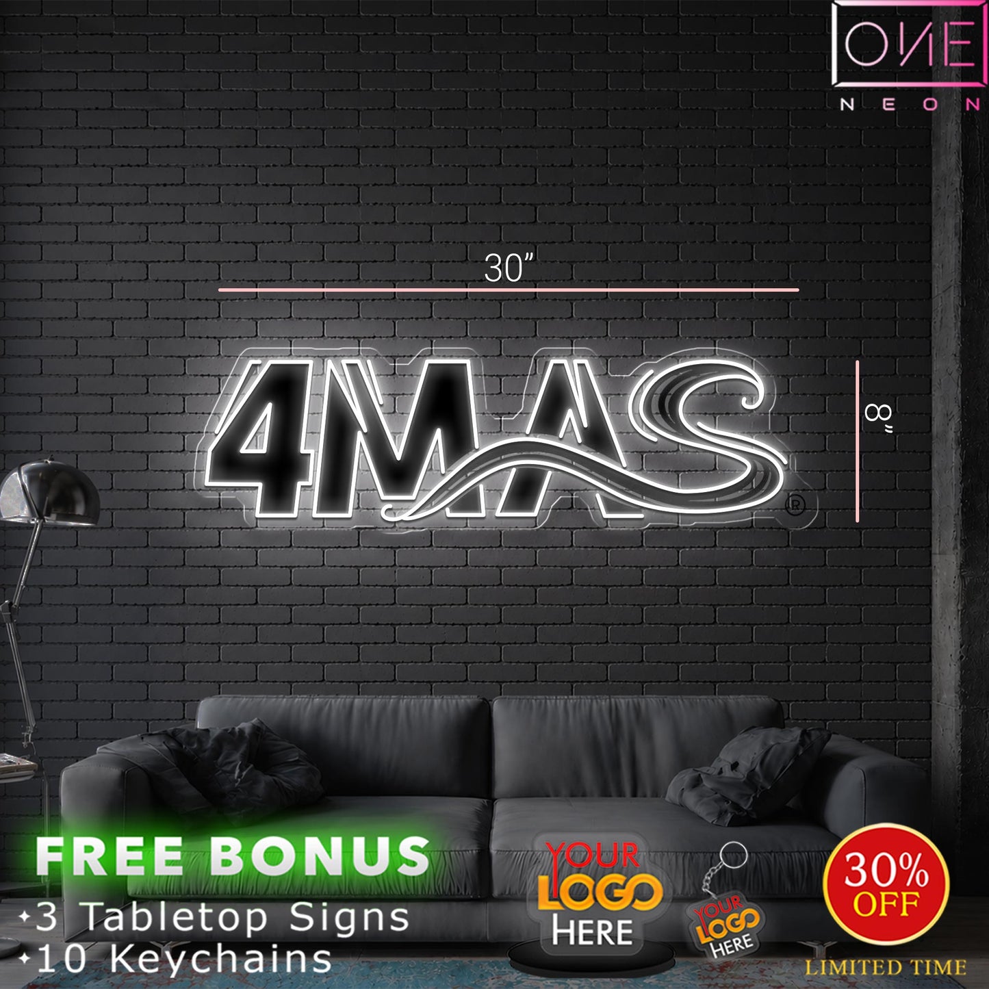 4MASS | LED Neon Sign