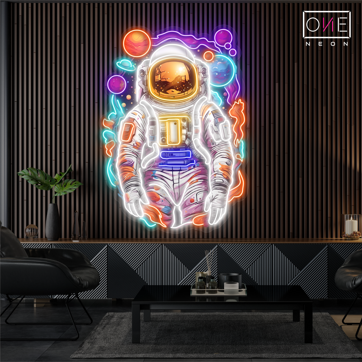 Astronaut Odyssey Artwork Led Neon Sign