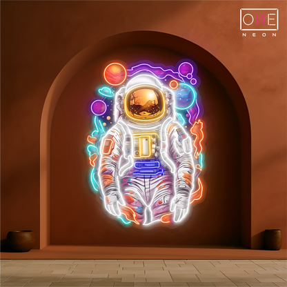 Astronaut Odyssey Artwork Led Neon Sign