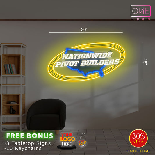 Nationwide Pivot Bullders | Led Neon Sign